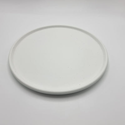 Bandeja de Hormigón Blanco Invierno 27cm de diámetro